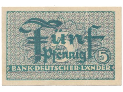 64264 64264 64264 nemecko nsr 5 pfennig 1948 ros 250a