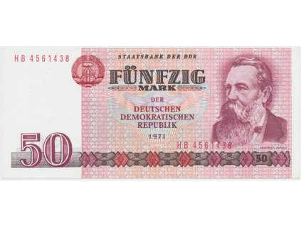 Německo - NDR, 50 DM 1971, II. vydání (1986), Ros.360c