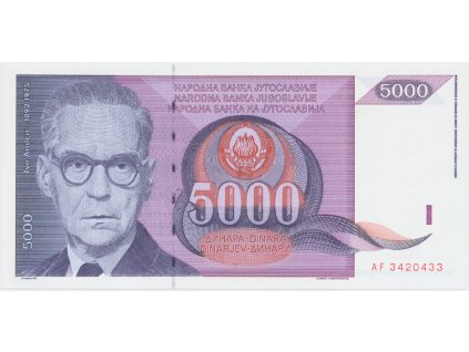 64900 64900 jugoslavie 5000 dinara 1991 p 111