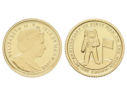 66109 1 25 crown 2009 au 1 25 g 999 91 1000 40 vyroci pristani cloveka na mesici