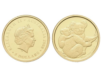 66139 kanada 5 dollars 2008 koala