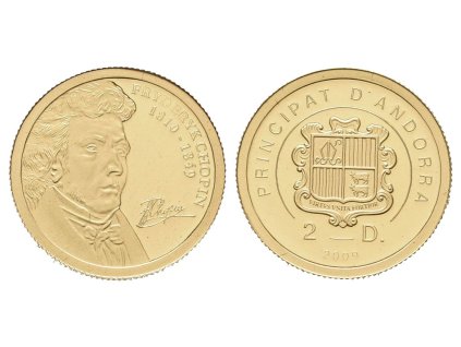 66169 2 dolary 2009 au 1 00 g 999 9 1000 fryderyk chopin