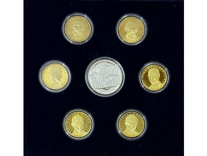 Ročníková sada mincí 2019 - Česká Republika, PROOF, dřevěná etue