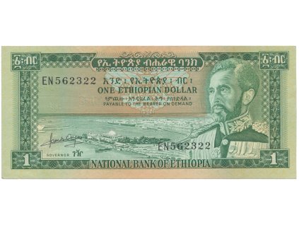 66271 66271 etiopie 1 dollar 1966 p 25a