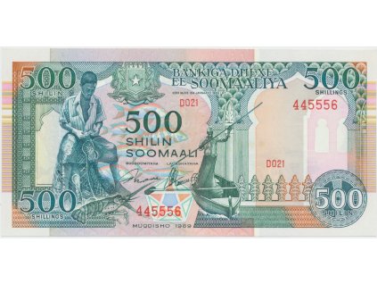 Somálsko, 500 Shilin 1989, P.36a