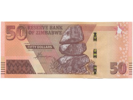 66295 66295 zimbabwe 50 dollars 2020 p 105