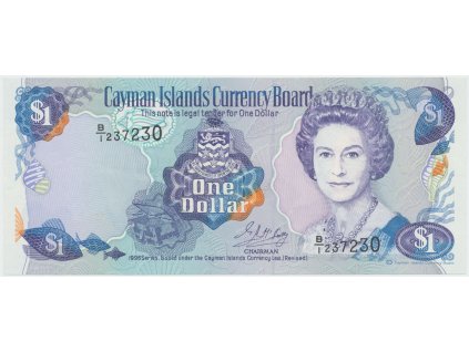 66484 66484 kajmanske ostrovy 1 dollar 1996 p 16a
