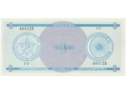 66505 66505 kuba 3 pesos b d serie c 1 vydani p fx12a