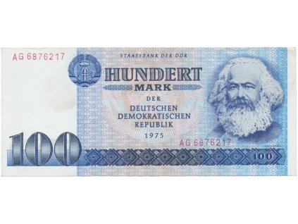 Německo - NDR, 100 DM 1975, I. vydání, Ros.363a