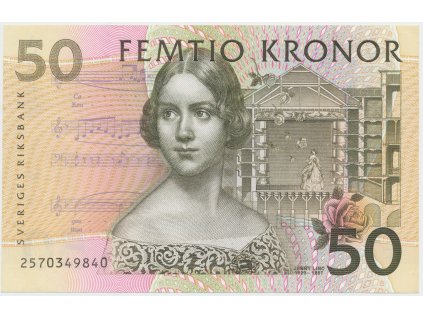Švédsko, 50 Kronor 1996-2002, P.62a