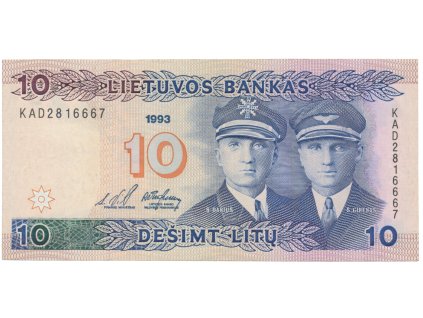 66616 litva 10 litu 1993 p 56a