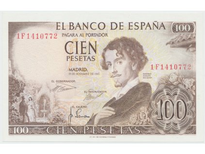 66625 spanelsko 100 pesetas 1965 p 150