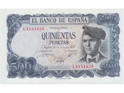 Španělsko, 500 Pesetas 1971, P.153
