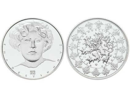 66817 stribrna investicni medaile ema destinnova ag 29 g 999 1000 certifikat