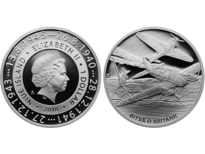 68053 3 005239 sada ctyr stribrnych minci ceskoslovensti letci raf vyznamne udalosti 2018 proof 06d