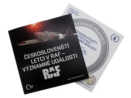 68053 6 005239 sada ctyr stribrnych minci ceskoslovensti letci raf vyznamne udalosti 2018 proof 08