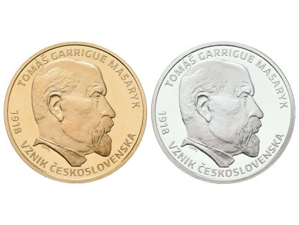 Medaile 2018 - T. G. Masaryk - 100. výročí vzniku ČSR