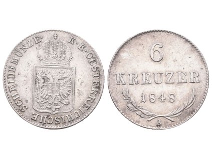 6 Krejcar 1848 A