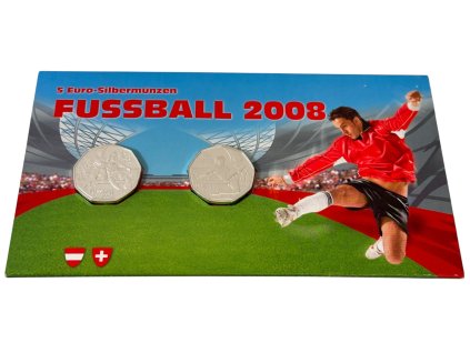 71077 1 71077 1 rakousko 5 euro 2008 fotbal