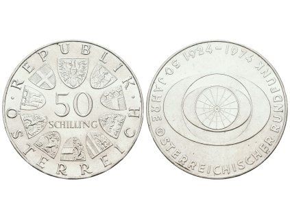 Rakousko, 50 Schilling 1974- Rozhlas
