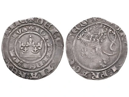 Jan Lucemburský, Pražský groš, Castelin 1