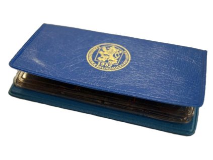 73174 1 73174 1 1982 rocnikova sada obeznych minci v modrem plastu od 1 kc 191437193