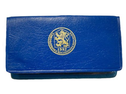 73174 1982 rocnikova sada obeznych minci v modrem plastu od 1 kc 191437192