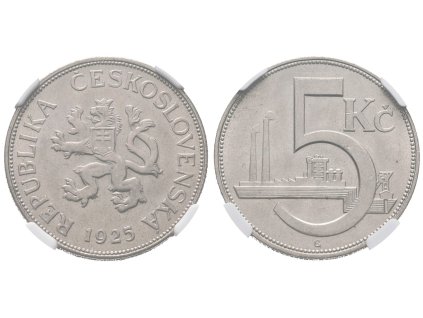 73177 73177 5 koruna 1925 ngc ms 64