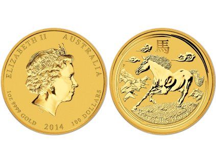 Austrálie, 100 Dollars 2014 - Year of the Horse