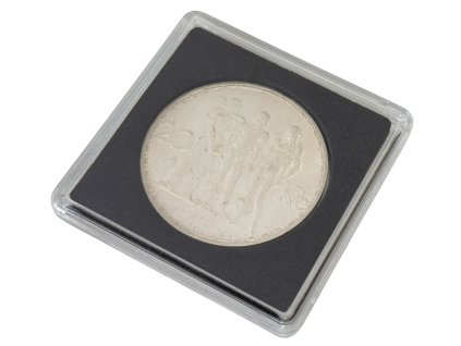35 mm - Plastová kapsle/bublinka na mince QUADRUM - 1 kus