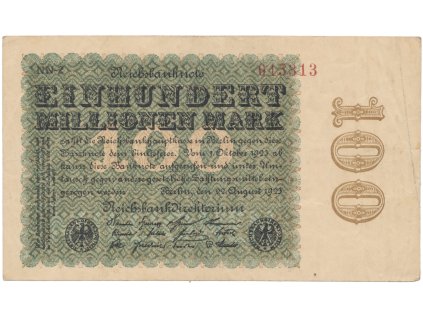 75010 75010 nemecko 100 millionen mark 1923 hakensterne ro 106l