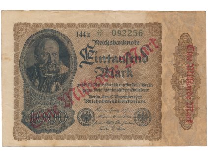 75187 75187 75187 nemecko 1 milliarde mark 1923 ro 110e