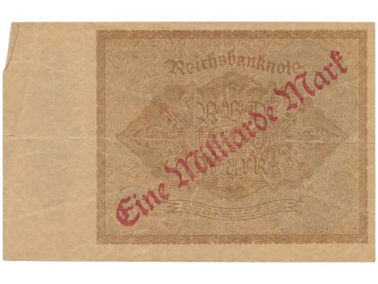 75208 1 75208 1 75208 1 nemecko 1 milliarde mark 1923 ro 110f