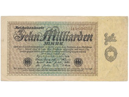 75265 75265 nemecko 10 milliarden mark 1923 ro 113b