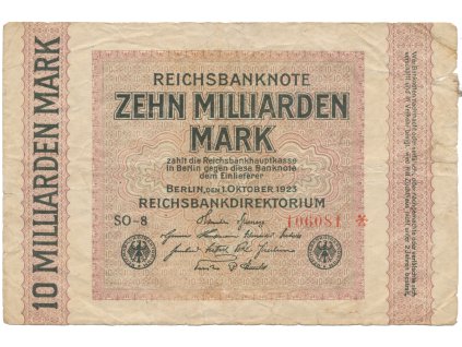 75274 75274 nemecko 10 milliarden mark 1923 ro 114a