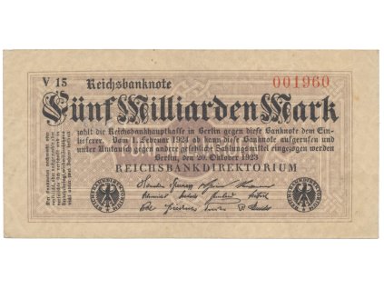 75490 75490 nemecko 5 milliarden mark 1923 ro 120c