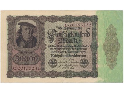 75646 75646 nemecko 50000 mark 1922 ro 78