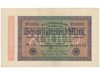 75754 75754 nemecko 20000 mark 1923 ro 84f