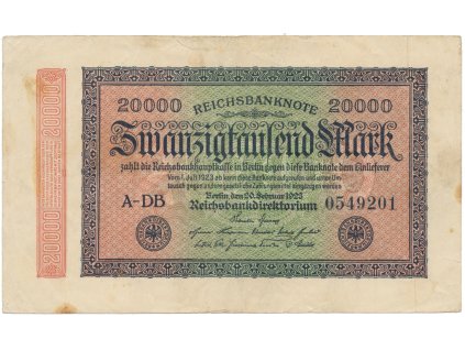 75760 75760 75760 nemecko 20000 mark 1923 ro 84f