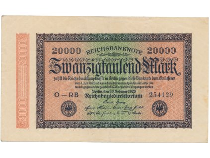 75769 75769 nemecko 20000 mark 1923 ro 84g