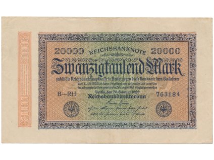 75784 75784 nemecko 20000 mark 1923 ro 84j