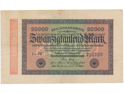 75787 75787 nemecko 20000 mark 1923 ro 84j
