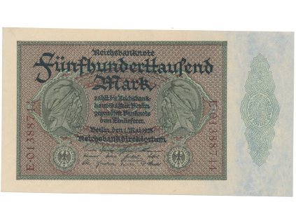 75796 75796 nemecko 500000 mark 1923 ro 87b