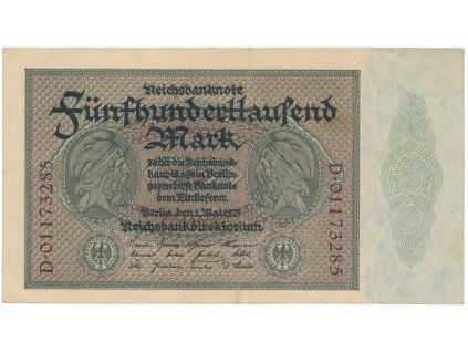 75799 75799 nemecko 500000 mark 1923 ro 87b