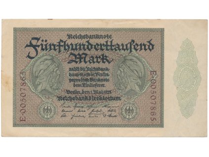 75808 75808 nemecko 500000 mark 1923 ro 87b