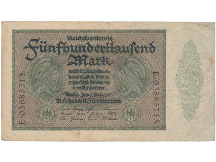 75829 75829 nemecko 500000 mark 1923 ro 87d