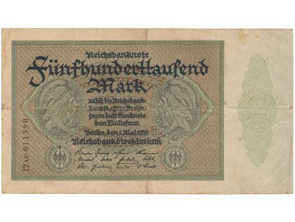 75847 75847 nemecko 500000 mark 1923 ro 87f