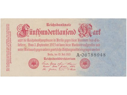 76012 76012 nemecko 500 000 mark 1923 ro 91a