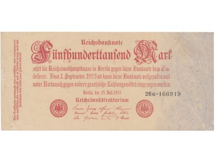 76042 76042 nemecko 500 000 mark 1923 ro 91b