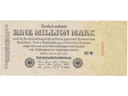 76099 76099 76099 nemecko 1 million mark 1923 ro 92c